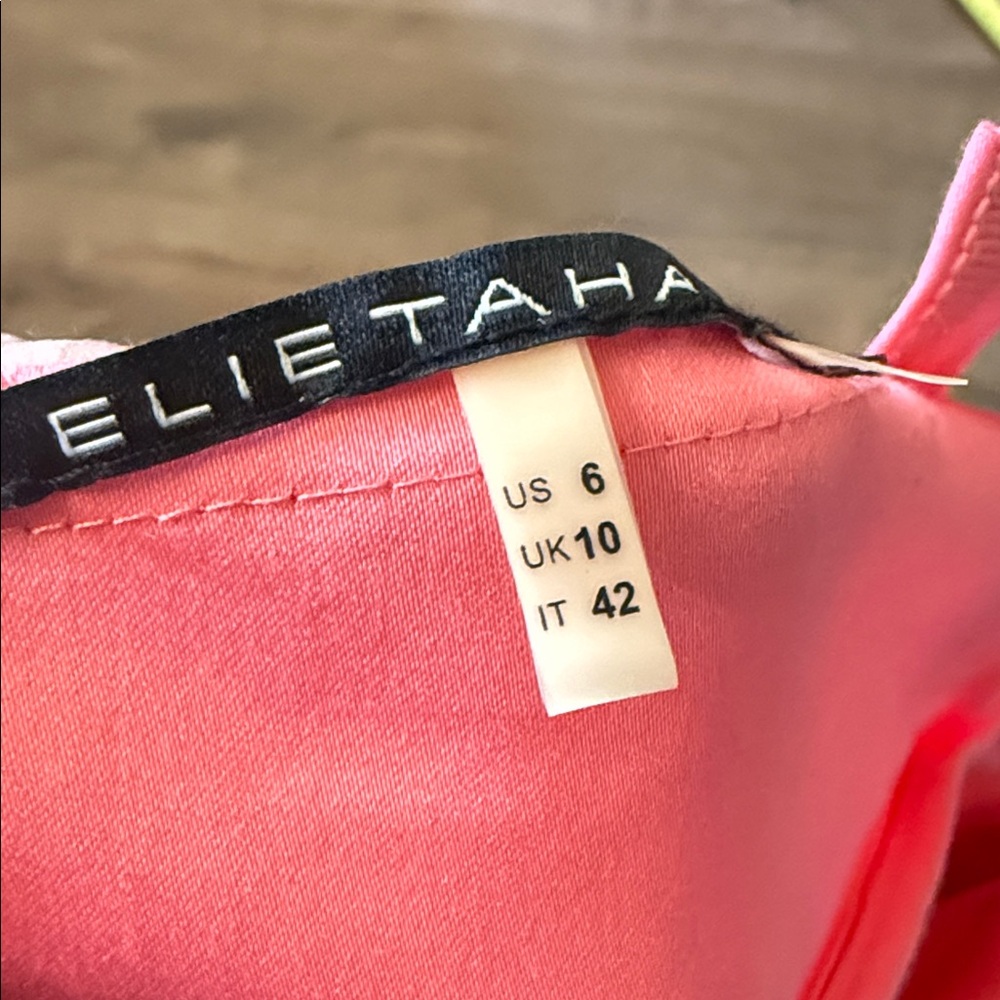 Elie Tahari Coral Sleeveless Dress - Picture 8 of 8